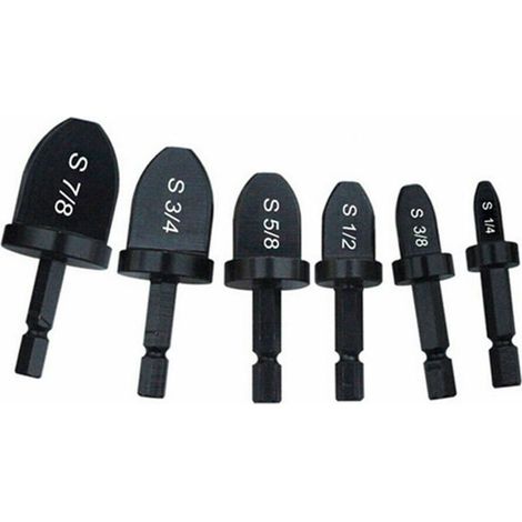 6 pièces emboutisseurs pour tubes de cuivre, diamètres 1/4" à 7/8", pour installation CVC et climatisation (1/4)