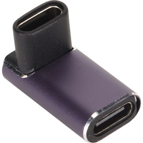 Adaptateur USB C à Angle Droit PD 240W, Chargement Rapide 40Gbps 8K 60Hz, Écran Projection avec LED pour Thunderbolt 3/4 (1/5)