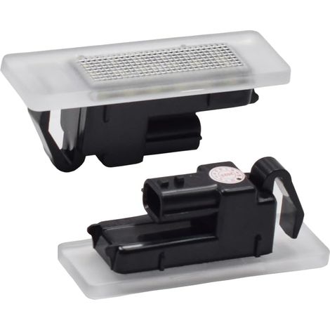 LED-Kennzeichenbeleuchtungsset hinten (2er-Set), passend für die Modelle Renault Mégane IV, Scénic IV, Twingo, Kangoo, Koleos MK2, Clio IV, Logan, Sandero und Dacia Duster.