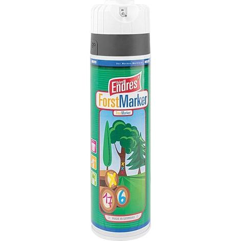 Spray de marquage blanc - contrôlé KWF Roland Endres Forst-Marker Ergo 360°, aérosol 500ml (1/2)