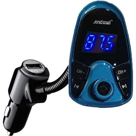 Trade Shop - MP3 MULTIFUNION WIRELESS 2.1A CARICABATTERIA DOPPY USB BY CAR Q-B68 - (1/5)