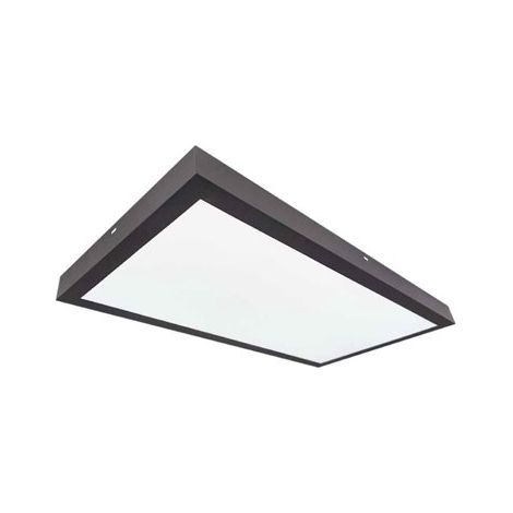 Panel LED Kisongo superficie 36W 4200K negro 90x30cm (1/8)