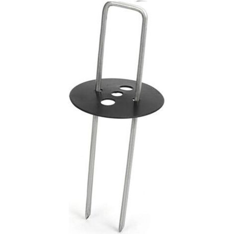 Lot de 25 Agrafes pour toiles de paillage argent avec Joints 150 30 3.5mm