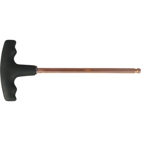 KS Tools BERYLLIUMplus Innensechskant-Winkelstiftschlüssel, 12 mm ,mit Kugelkopf (1/4)