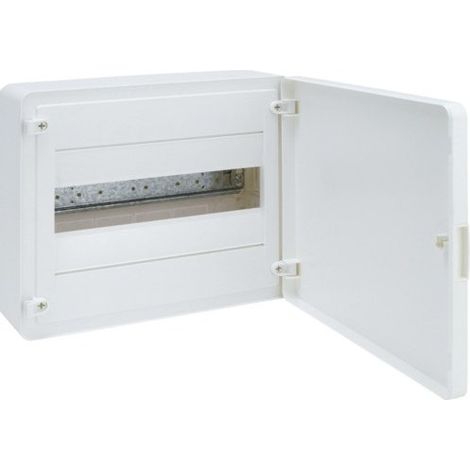 HAGER VS112PE Tableau électrique VF golf surface 1 rangée 12 modules blanc opaque + bandeau