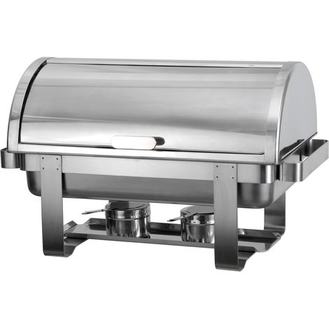 Chafing dish GN1/1 avec couvercle rabattable 90° - Atosa (1/4)