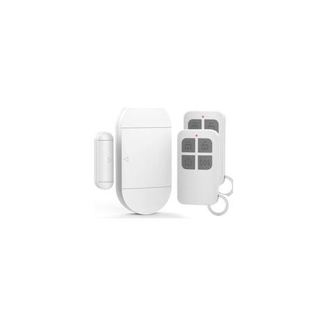 Alarme de Porte avec Sirène 130dB – Détecteur d’Ouverture Sans Fil pour Fenêtres, Portes et Armoires à Maison ou Bureau