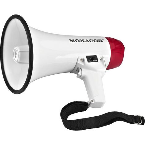 Monacor TM-10 Megáfono Blanco Potente 10 W