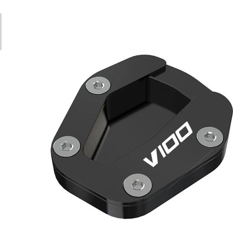 (Logo V100 noir) Extension de béquille latérale pour moto, compatible avec Moto Guzzi V100 Mandello 2023-2024 Maxpower (1/4)