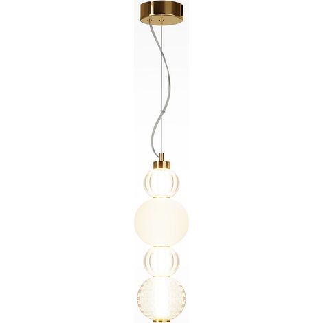 Maytoni Collar Plafoniera a Sospensione Moderna Slim Oro LED Integrato 3000K (1/4)