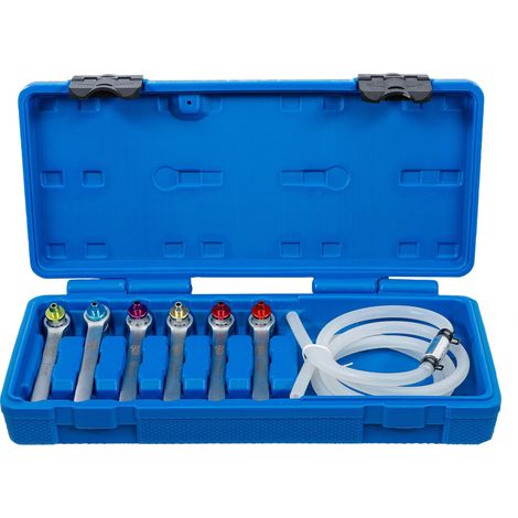 Juego de llaves purgador BGS 6 piezas tubo silicona 120 cm (1/4)