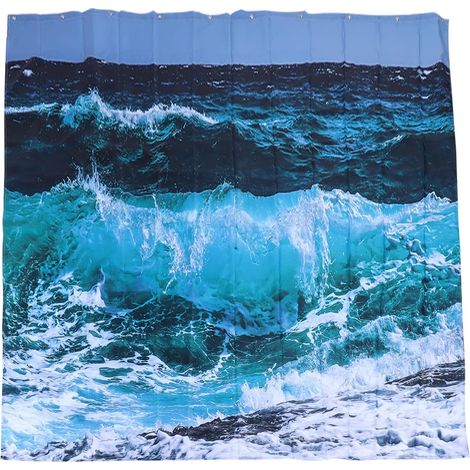 Waterproof Polyester Shower Curtain, 180x200 cm (150180 cm) (1/5)