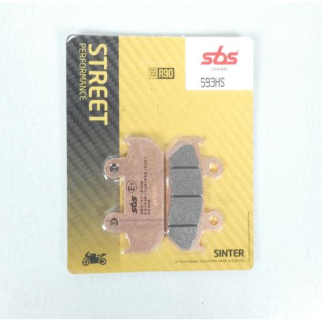 Plaquette de frein SBS pour Moto Honda 600 Cbr Fk Fl 1989 à 1994 (1/2)