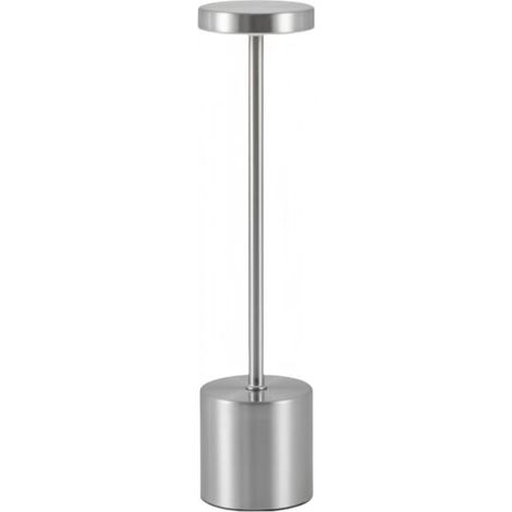 Lámpara de escritorio LED recargable en forma de H: diseño minimalista moderno, control táctil y USB, luz nocturna ambiental.