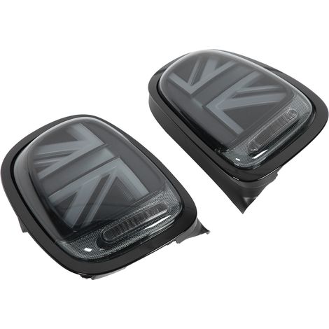 Feux arrière VLAND Full LED Union Jack pour JCW, lentille fumée avec clignotants séquentiels, compatibles avec F55 F56 F57 2014-2020 (1/5)