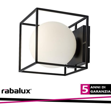 MODANE,WALL/CEIL.E14 1X15W,17X17CM,BLACK (1/3)