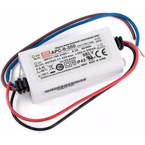 Driver lampadari bartalini apc 8 350 220-240v cc-350 ma 8w
