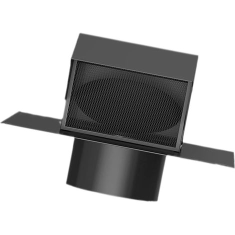 Chapeau de ventilation de toit multifonctionnel en acier amovible, 10 cm (4 pouces) pour cuisine et salle de bain. (1/5)