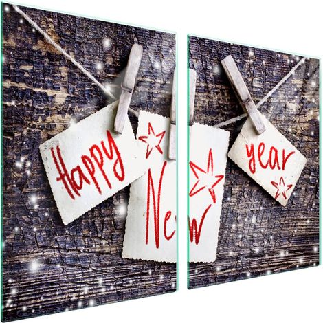Glasschutzplatte für den Herd 2x45x52 Neujahr (1/5)