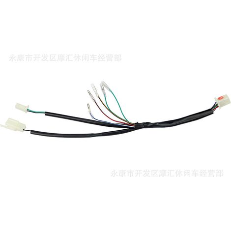 Off-road motorcycle accessories suitable for 50cc-160cc kick starters, complete vehicle wiring harness, ignition main cable, and power cable. (1/5)