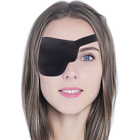 Cache-œil de récupération, ajustable, noir (1/5)