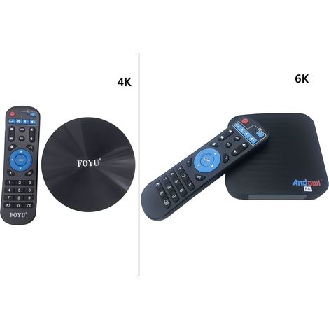 Android 8.1 TV box 4GB RAM 64bit WIFI H.265 Q10 da 4k a 6K (1/5)