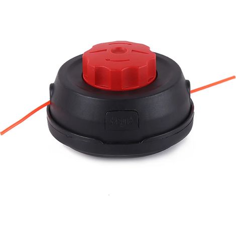 Tondeuse à gazon universelle en aluminium et nylon avec brosse M10, bobine de coupe-bordures à 2 fils, tête de coupe AquaForge.