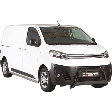 Pare-buffle Avant pour Citroen Jumpy 2016-2026 63 mm en Acier Noir
