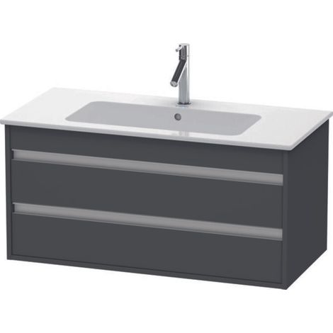 Mueble bajo lavabo KETHO 480x1000x475mm grafito mate (1/2)