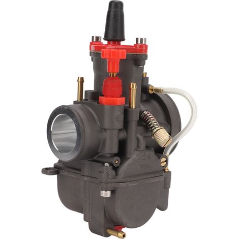 24-mm-Metallvergaser, universell für Quads und Motorräder mit 50–110 cm³, schwarz (1/5)