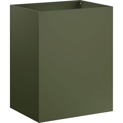 Macetero de Jardín Verde oliva 40 x 30 x 40 cm vidaXL