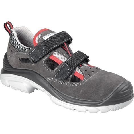 Sandalo di sicurezza Föhr Gr. 45 nero/grigio pelle S1 SRC EN 20345 PROMAT