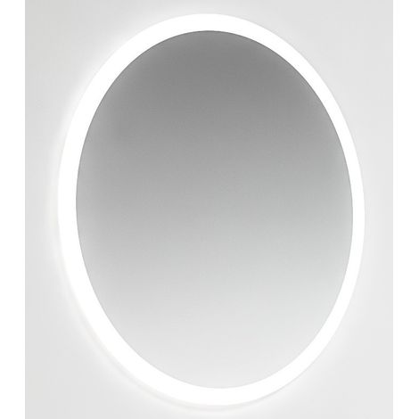 Miroir Ancodesign LED intégré 12W+21W anti-buée - Anconetti - Diamètre 75cm