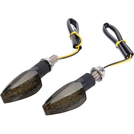LED Blinklichter Motorrad 2 Stück getönt ECE-zertifiziert (1/3)