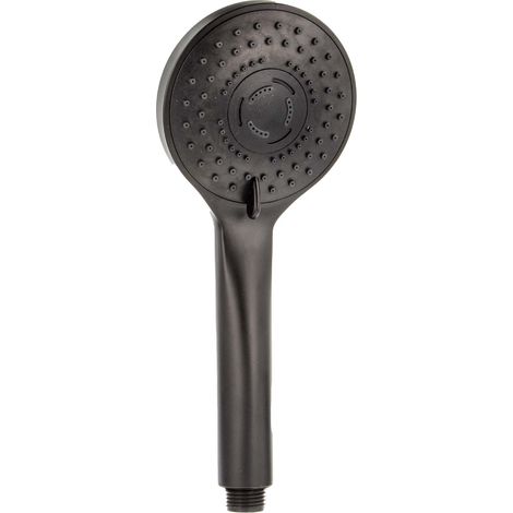 tecuro Handbrause ew-100 mit 5-Funktionen - Ø 100 mm mit Antikalkdüsen - mattschwarz (1/5)