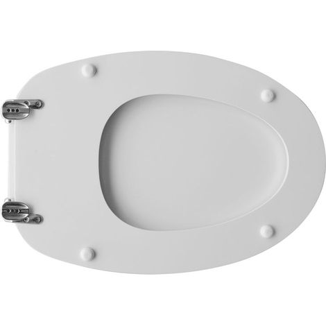 Sedile wc per vavid vaso america bianco forma 1 bianco copriwater universali (1/2)