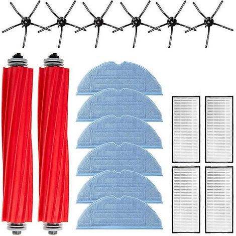 Ricambi per aspirapolvere Roborock S7, S7 Plus, S7 MaxV, S7 MaxV Ultra, S7 Pro Ultra: filtro HEPA, panno per la pulizia, spazzola principale e altri componenti. (1/5)
