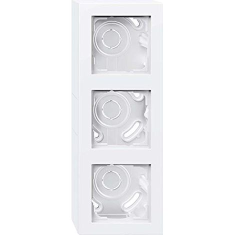 GIRA 4010337096733 BOÎTIER EN SAILLIE 3-F. 106329 E2 BLANC PUR