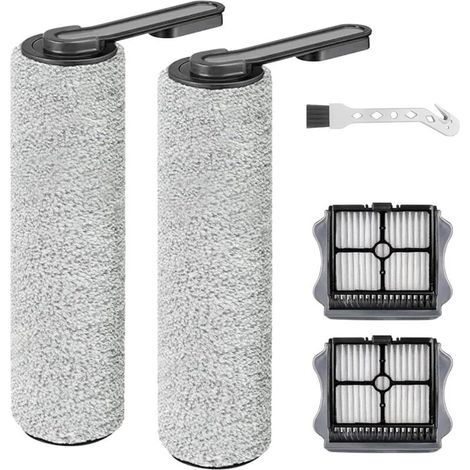 Rouleau de brosse de rechange et Filtre HEPA pour Tineco Floor One S5 / S5 Pro / S5 Pro 2 / S5 Extreme aspirateur humide et sec, 2 filtres+2 rouleaux de brosse + 1 brosse de nettoyage (1/5)