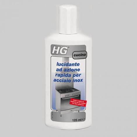 HG lucidante ad azione rapida per acciaio inox 125 ml