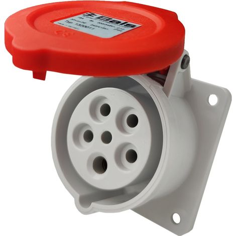 Gniazdo tablicowe proste 16A 5P 400V Schnellanschluss 1320011 IP54 Bals 9243 (1/5)