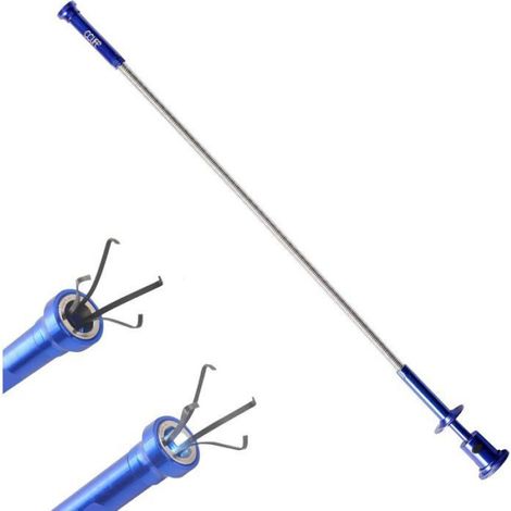 7 pièces Outil de préhension, Aimant télescopique, Miroir d'inspection LED, Lampe de poche, Grappin à griffes, Atelier (1/4)
