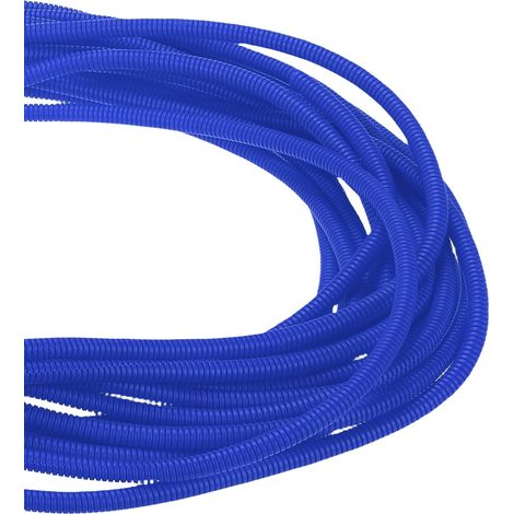 Gaine Fendue Tubulaire 1/4 Pouce Protège-Fils Flexible Bleu (1/5)