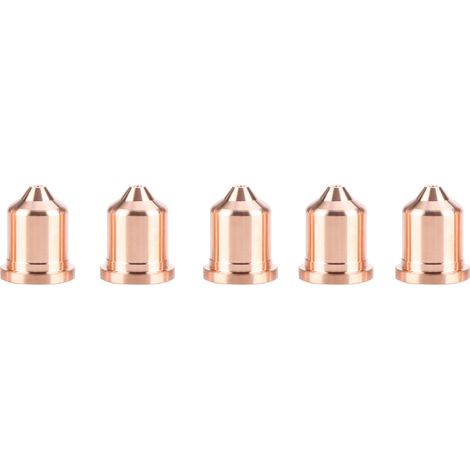 Lot de 5 embouts de buse pour découpeur plasma 85A, référence 220816, compatibles avec la torche de découpe plasma MAX85 (consommable).