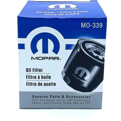 Filtre à huile moteur  compatible avec les nouveaux modèles Wrangler, Cherokee et Compass