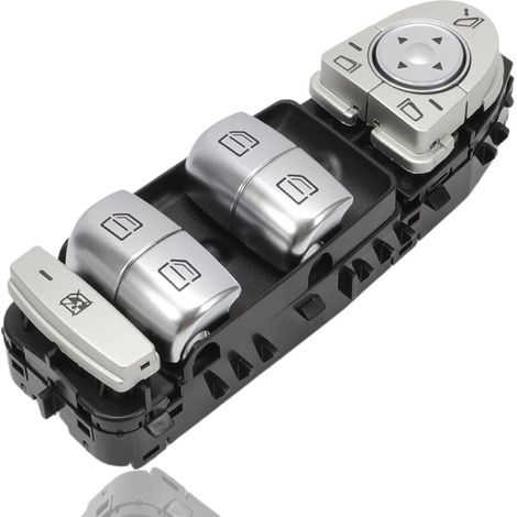 Interrupteur Fenêtre Electrique compatible avec Merce-des Classe C W205 AMG S205 GLC X253 Classe A Bouton Fenêtre Côté Conducteur 2229056800 2059056811 (1/4)