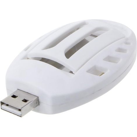 Repellente elettrico portatile USB anti-zanzara per escursioni all'aperto, casa estiva, nuovo insettifugo bianco (1/5)