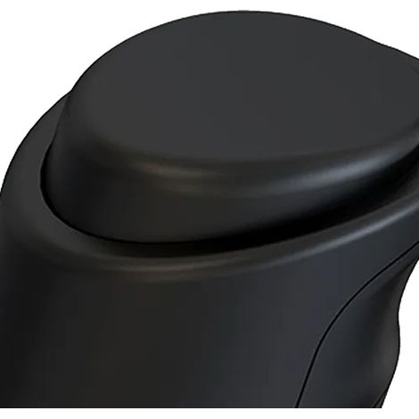 Mousseur à lait électrique portable en acier inoxydable, mini appareil à mousser pour café et chocolat chaud, noir (1/5)