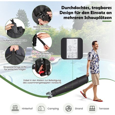 Tenda parasole istantanea grande 600 x 300 cm con ruote 88305816 88305816 88305816 88305816 88305816 88305816 88305816 88305816 88305816 88305816 88305816 88305816