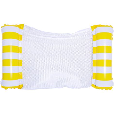 Chaise longue aquatique, canapé-lit flottant, bouée gonflable pour adultes (pompe incluse) (1/3)